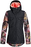 Roxy Snow Women's Ceder Jacket, True Black Night Palm, M