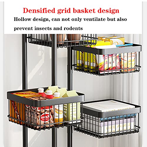 Étagère de rangement rotative pour optimiser les petits espaces
