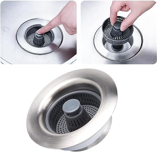 Colador para fregadero de cocina de acero inoxidable miniatura 5