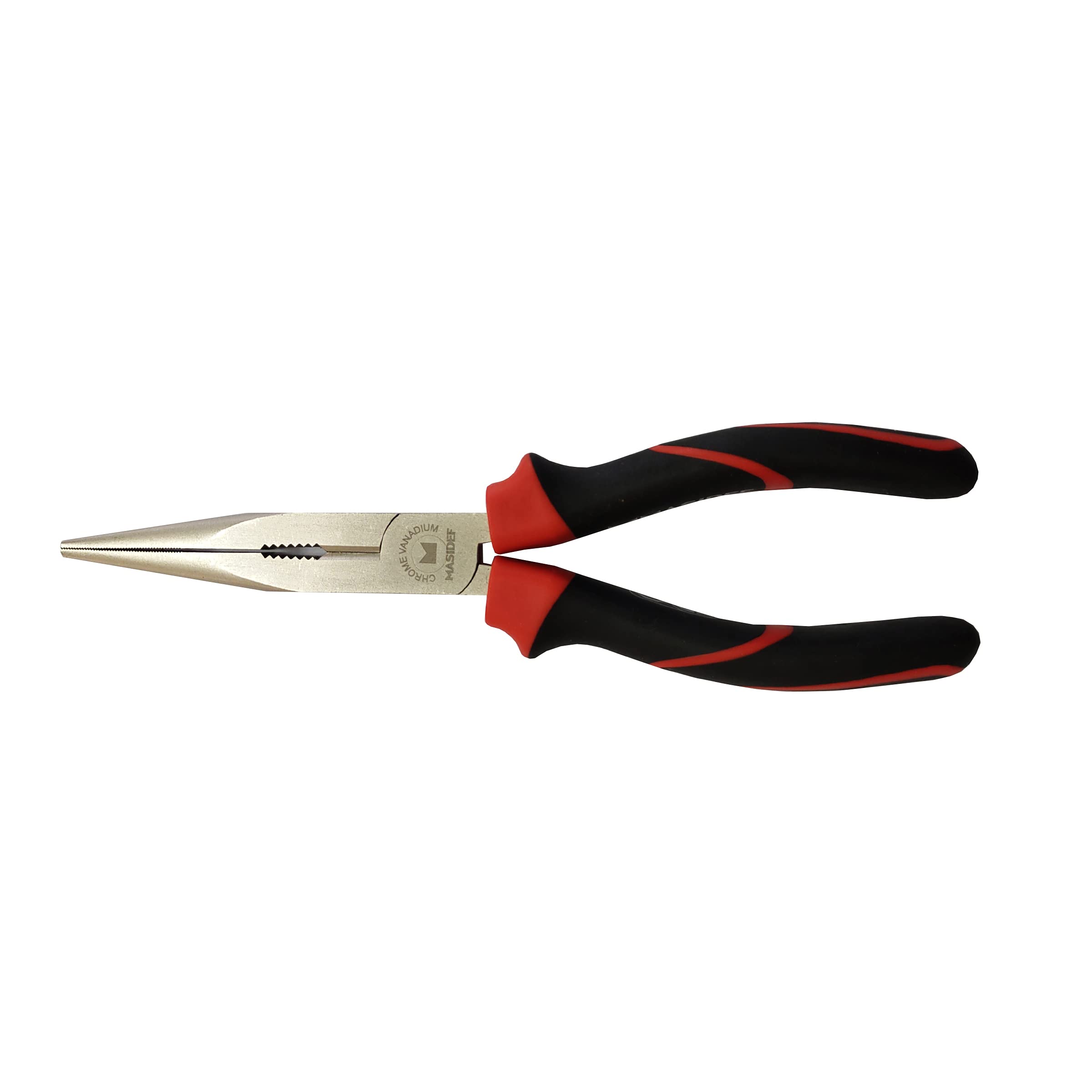 Masidef: Member of the Würth Group UT101010 - Alicates de punta semicircular, rectos de cromo vanadio, 200 mm, multicolor