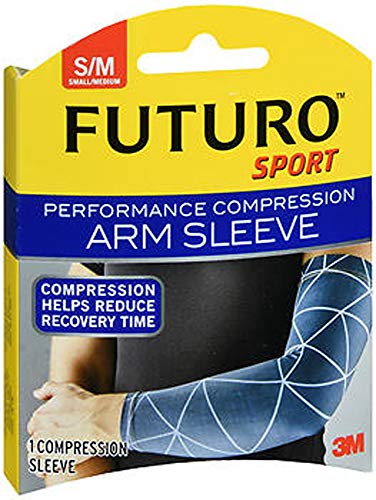 Futuro Sport Performance Compression Arm Sleeve Small/Medium - 1 ea, Pack of 2