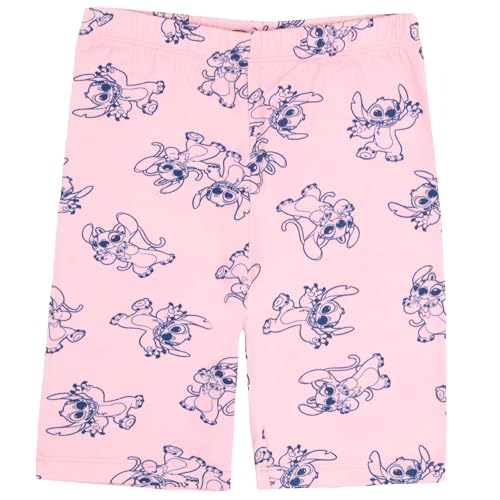 Image of Disney Lilo and Stitch Girls 2-Pack Shorts Set - Lilo & Stitch Biker Shorts Bundle Set for Girls