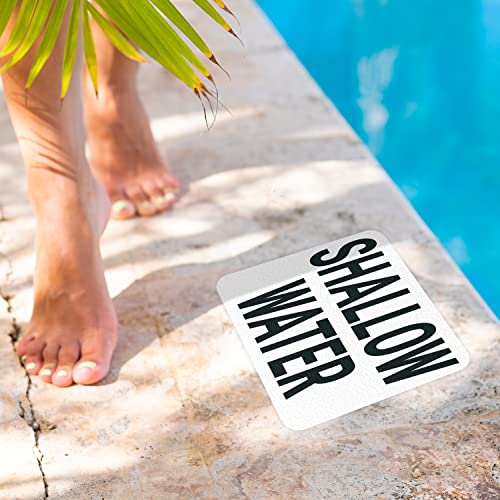 Marcador adhesivo antideslizante para profundidad piscina miniatura 4