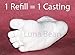 Luna Bean Baby Alginate Molding Powder Replacement - Refill for Baby Hand & Feet Casting Kit - (Step 1 & 2) - Gifts, & Family Activities - Create-a-Mold