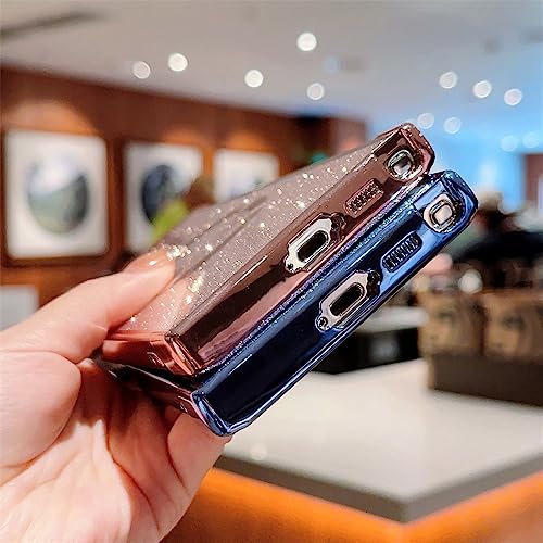 Coque Samsung S21 Plus magnétique transparente paillettes argentées ENILSA - 6