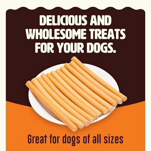 Image of Kennel Kitchen Soft Baked Milk Sticks with Flaxseed Treats for Dogs, 500g (Pack of 1) | Soft Dog Chew Sticks | Dog Treats for Adult Dogs and Puppies