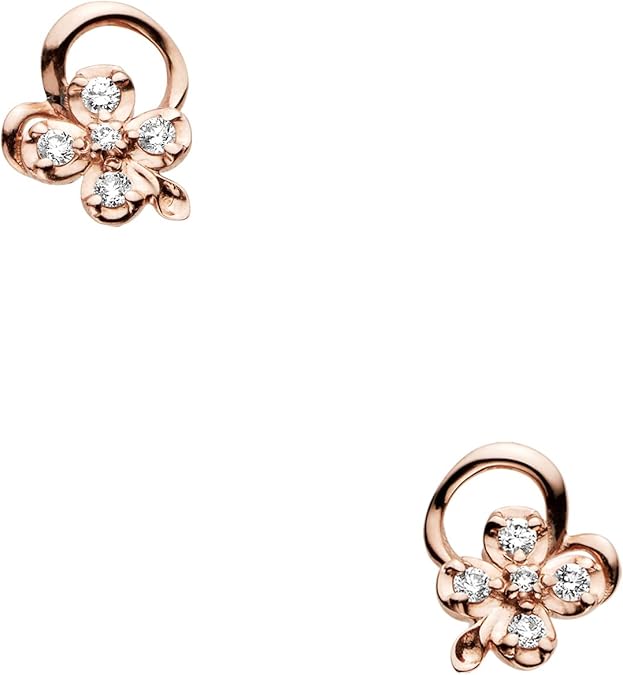 ヴァンドーム青山 K18 シェル ダイヤ ピアス VENDOME AOYAMA（ヴァンドーム青山） ピアス K18イエローゴールド