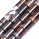 Botswana Onyx Sardonyx Agate Beads for Jewelry Making Natural Gemstone Semi Precious 10x14mm Column 15' JOE FOREMAN