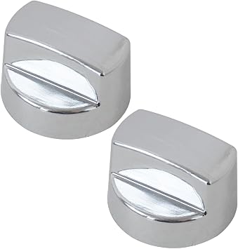 811195 Hood Knob Replacement, Fits W302210I Ideal for Wolf & Replaces 5D44 Silver, 2 Pack