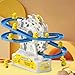 Small Duck Climbing Stairs Toy,Electric Happy Duck Ferris Wheel Track Slide with LED Flashing Lights &Music,Duck Track Slide Toy Gift for Birthday Christmas,Kids Age 3（9Pcs Ducks）