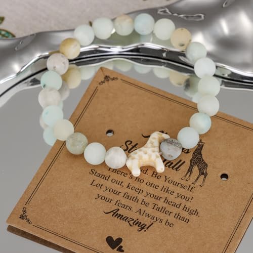 Giraffe Gifts Bracelet for Women Adults Men Girrafe Lovers Jewelry Giraffe Bracelet4