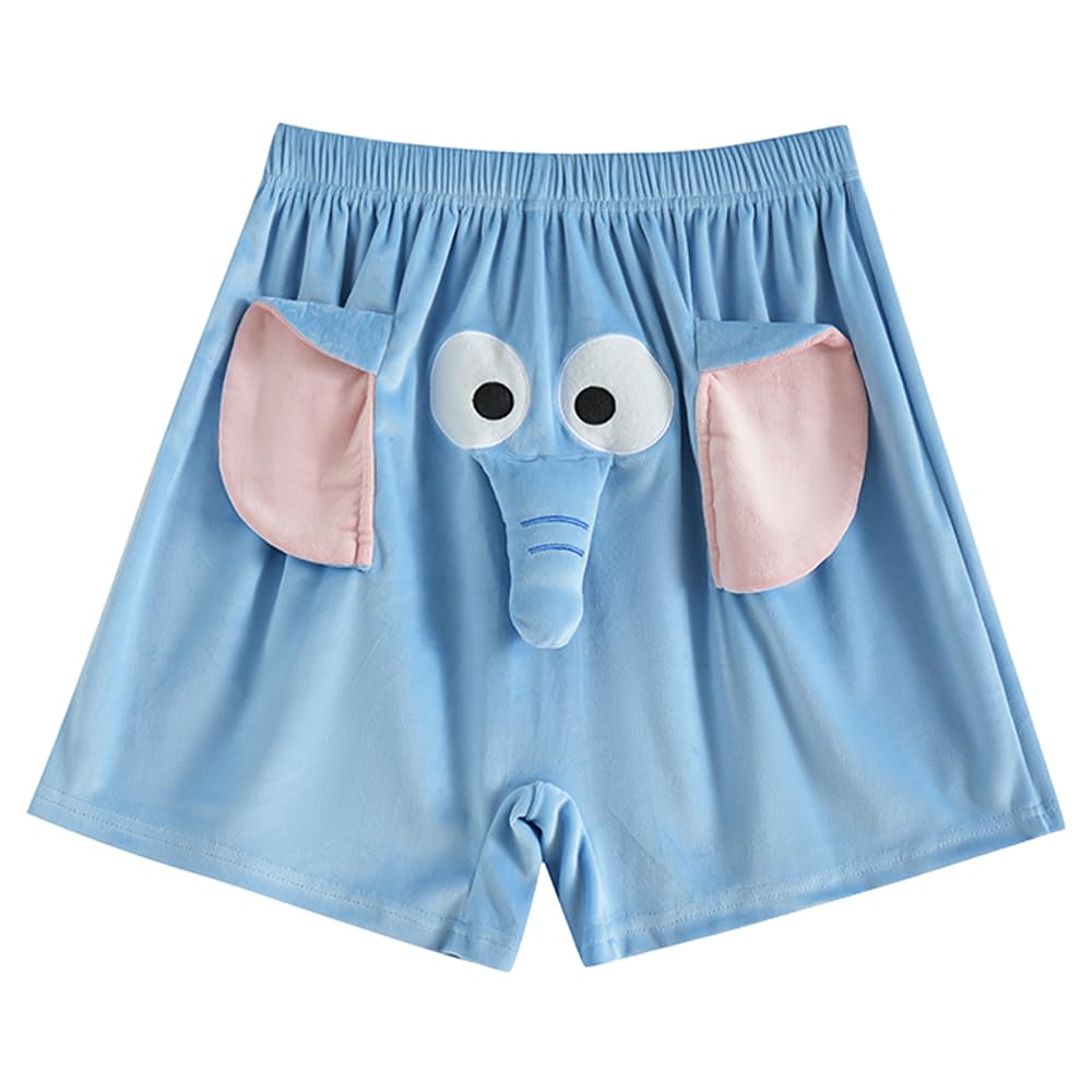Pantalones Cortos de Pijama para Hombre y Mujeres Pantalones Cortos Divertidos Pajama Shorts Elastico Comodo Suave Ropa de Dormir Casa Pyjama Casual Un Regalo Divertido