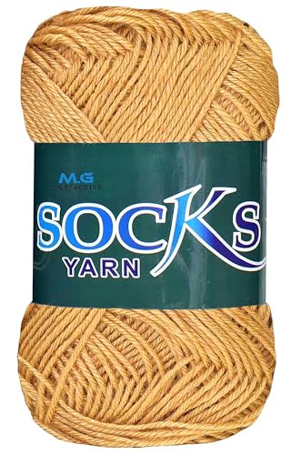 Image of M.G ENTERPRISE Premium Socks high Strength Nylon Yarn Suitable for Socks, Accessories, and Home Decor. Skin 400 GMS-OQ Art-EFE