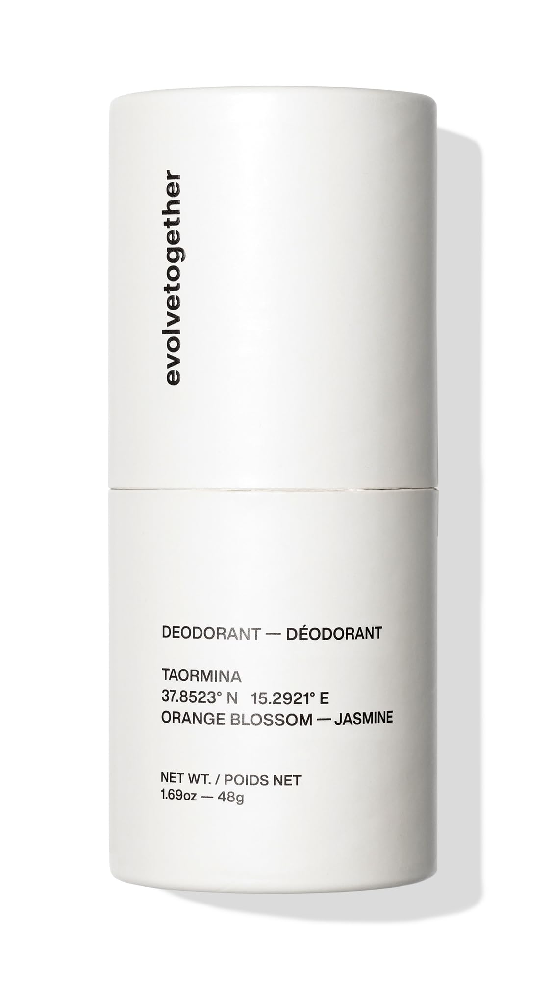 Aluminum Free Natural Deodorant for Women & Men | Orange Blossom & Jasmine | Neutralizes Odors, Soothes Skin | Vegan, Cruelty-Free, Baking Soda Free | Made in USA (Taormina, 1.69 Oz)