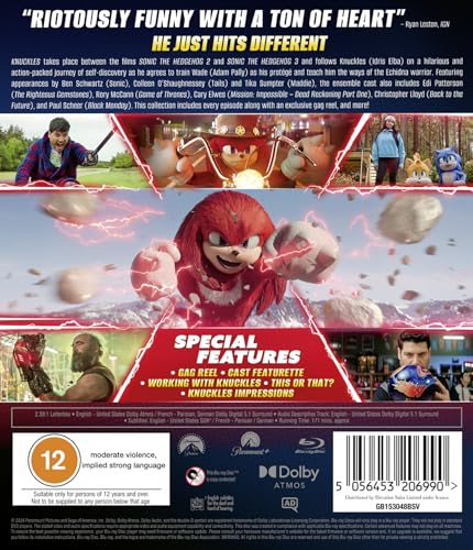 Knuckles Blu-ray multirregión con la serie completa de acción para coleccionistas 4