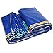 JLDN Bâche Résistante, bleu Bâche Résistante avec oeillets, couteau en PVC durable pour extérieur 13mil Bâche de protection,9x9Feet/3x3m