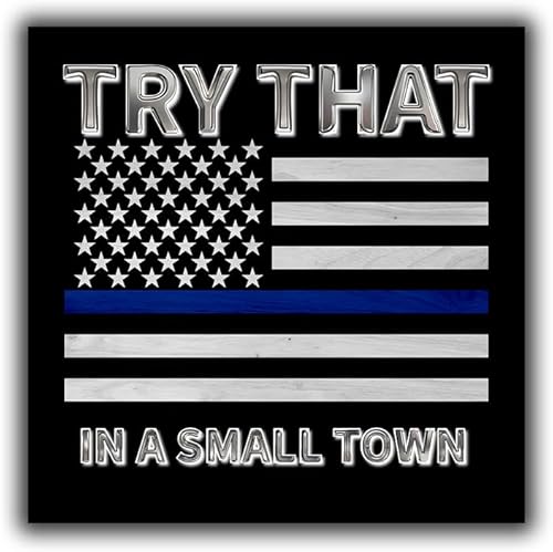 Trate That in A Small Town TBL - Adhesivo de vinilo para autos, ventanas, parachoques, portátiles, paredes, tazas, taquillas y más, 5.5 pulgadas