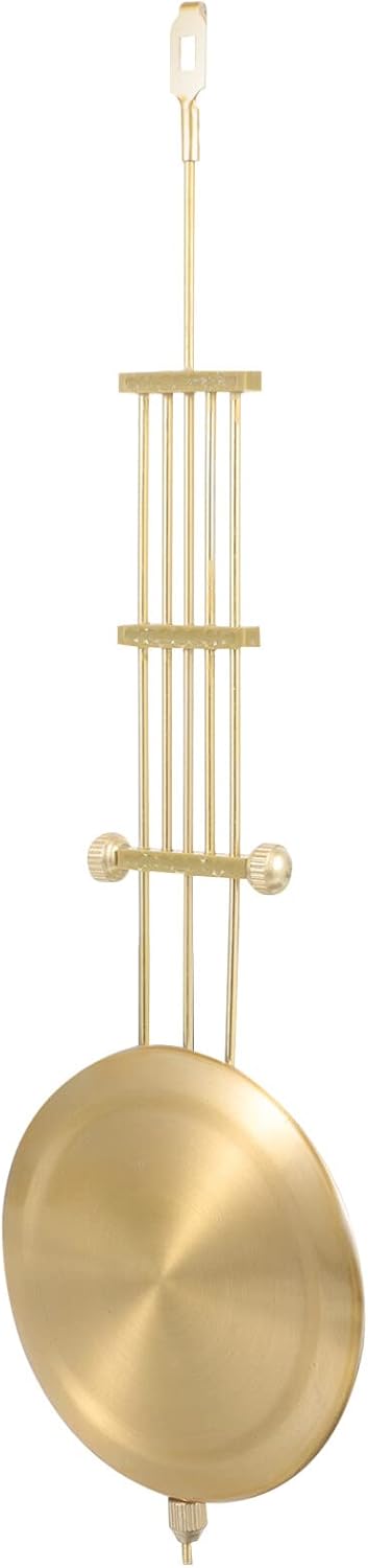 GANAZONO Metal Pendulum Parts Quartz Pendulum Clock Movement 30cm DIY Wall Mechanism Repair Parts Replacement Quartz Wall Clock Accessories Mechanical Clock Pendulum Parts Golden