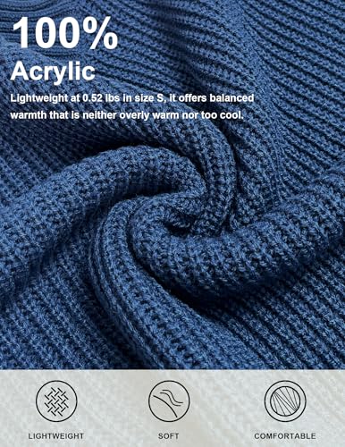 Image of Libsorge Womens Oversized Mockneck Cute Cable Knit Sweater Winter Fall 2025 Ladies Dressy Casual Lightweight Pullover Tops