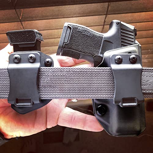 Hoollw Sig P365 Iwb Holster Right Hand Fits Sig Sauer P365 / P365 Sas / P365X Pistol Holster & Universal 9Mm/.357 Sig/.40 Double Stack Mag Carrier Iwb/Owb Magazine Holster #TOP6
