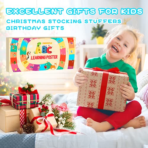 Alphabet Learning Toys For Toddler Kids - Educational Toy Gifts For 1 2 3 4 Year Old Baby Boys Girls, Electronic Interactive Music Talking Abc Poster Wall Chart Birthday Stocking Stuffers For Kid #TOP4