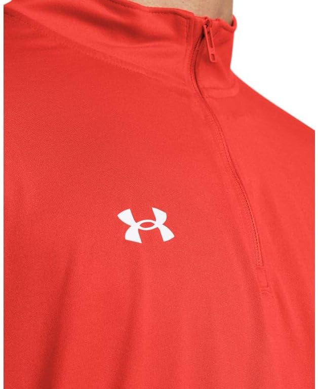 Under Armour Men's Team Tech 1/4 Zip Loose Royal Blue Long Sleeve Shirt