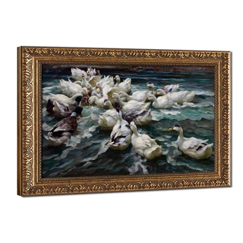 Wild Hunt toile Alexander Max Koester pour habiller un mur vide de salon ou bureau