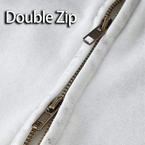 Womens and Mens Zip Up Hoodies Long Sleeve Fall Oversized Sweatshirts Acid Wash Y2K Jacket with Pockets