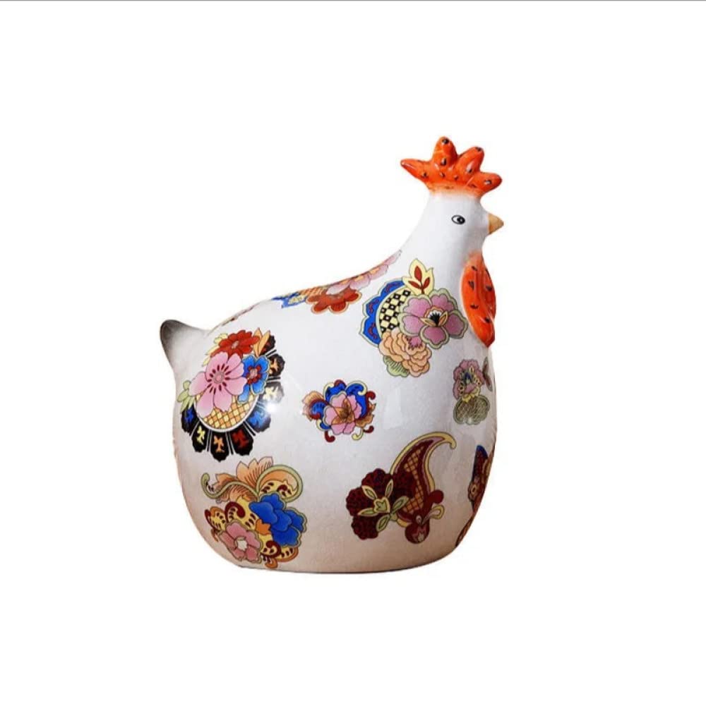 Poulet en céramique rétro Youther cadeau de mariage créatif grand