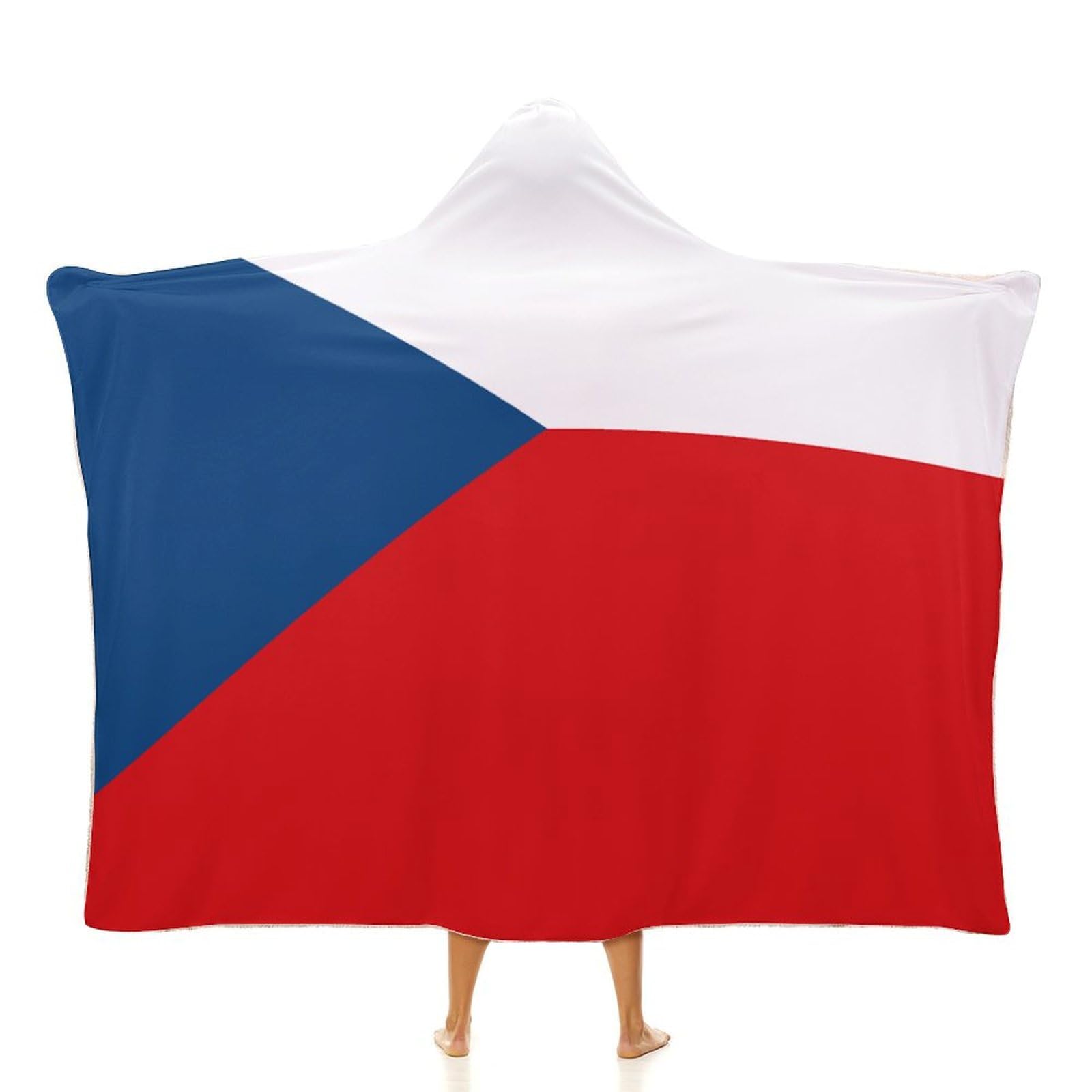 Couverture à capuche République tchèque plaid chaud et confortable adulte
