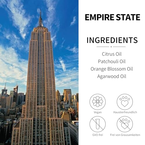Image of Hanging Car Air Freshener-Empire State,Long Lasting Fragrance Car Scents,Car Decorations
