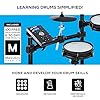 Alesis Drums Command Mesh SE Kit - Electric Drum Set with Quiet Dual Zone Mesh Pads, USB MIDI Connectivity and 600+ Electronic & Acoustic Drum Sounds, Black #3