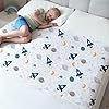 Hygge Sheets® Töpfchen-Trainingsunterlagen für Kinder, Kleinkinder – wasserdichte, rutschfeste Bettnässerunterlage für große Betten – Wiederverwendbarer Matratzen- und Lakenschutz – Weltraum