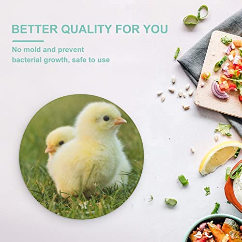Planches à découper de cuisine robustes Chick Grass 20 cm - 6