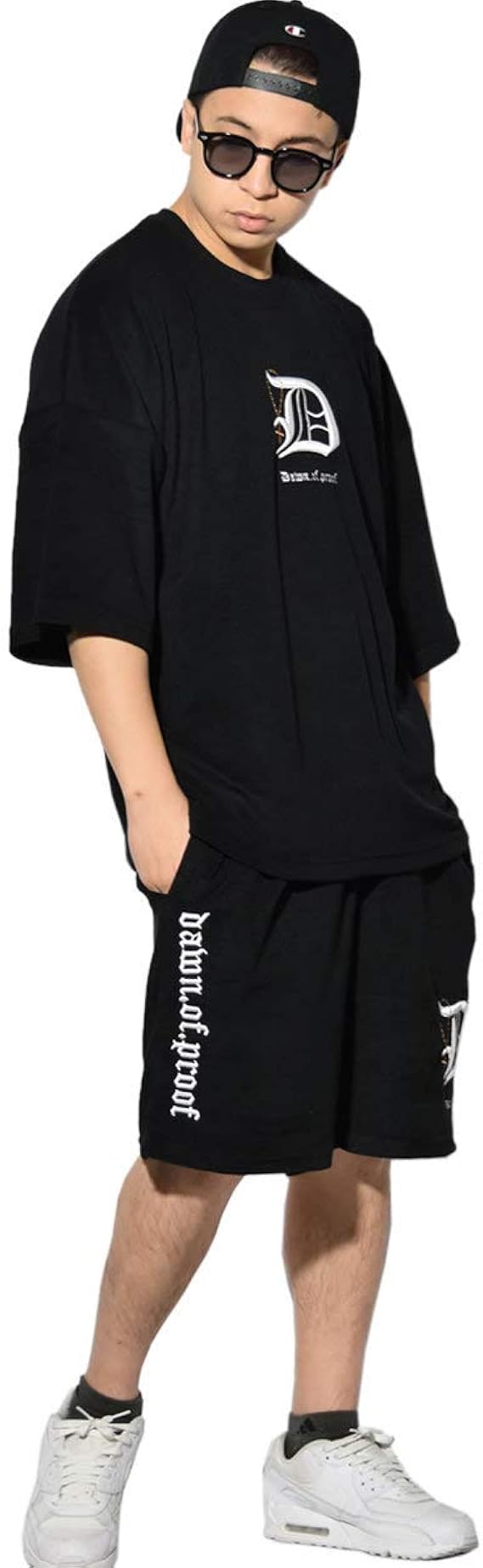 Amazon ディーオーピー Dop セットアップ メンズ 大きいサイズ 夏 半袖 パイル生地 ビッグシルエット 上下セット Tシャツ ハーフパンツブラック 4xl Tシャツ カットソー 通販