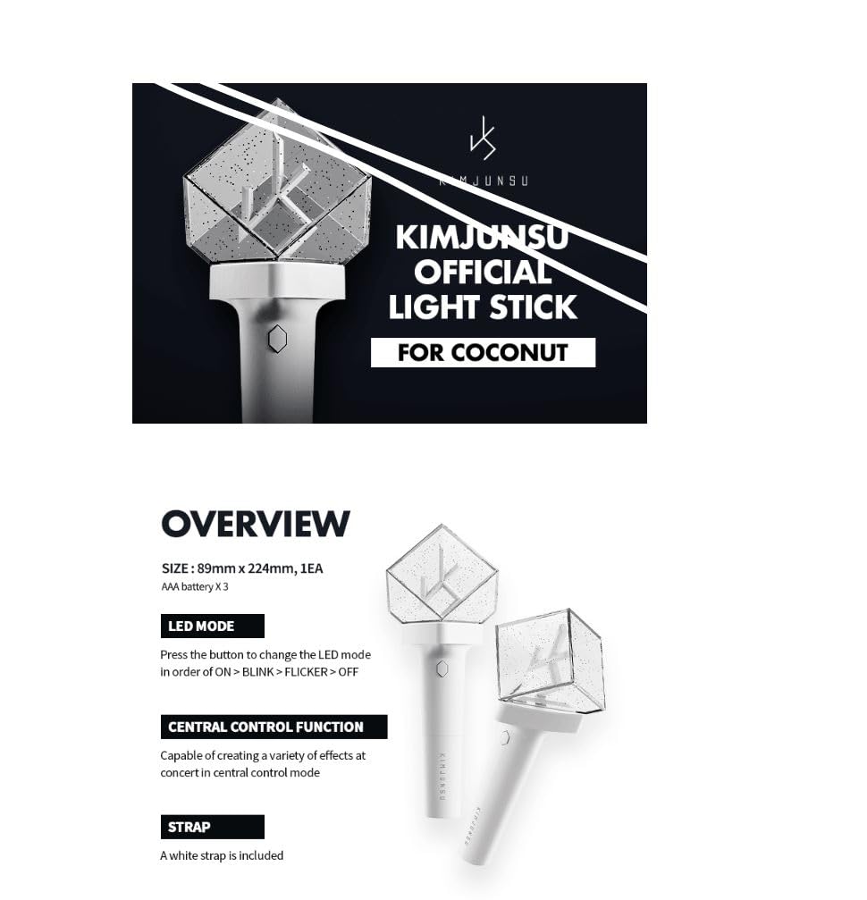 XIA Kim JUN SU Official Light Stick Coconut Bong