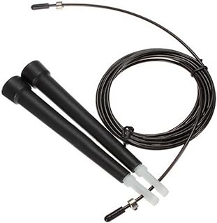 INOOMP Jump Rope for Fitness Exercise Jump Rope Kids Jumprope Adjustable Skipping Rope Jumprope for Fitness Weighted Jump Rope Black 2.8m Adjustable Steel Wire Jump Rope Skippin Racing