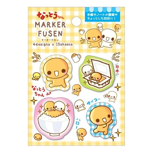 クラックス 平成メモリー キャラマーカーふせん なっとうちゃん 299011 Y2K 平成レトロ ハッピー