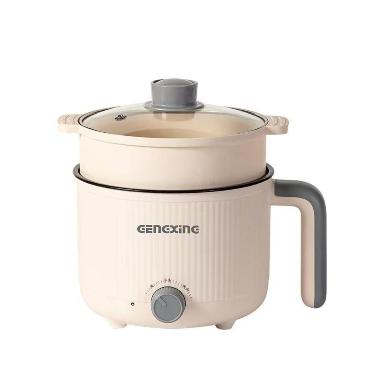 Mini multipurpose electric kettle with steamer 1.2 Liters inner pot Non-stick hotpot cooker for cooking hot water rice idli momos tea 600W Portable Travel-image-17