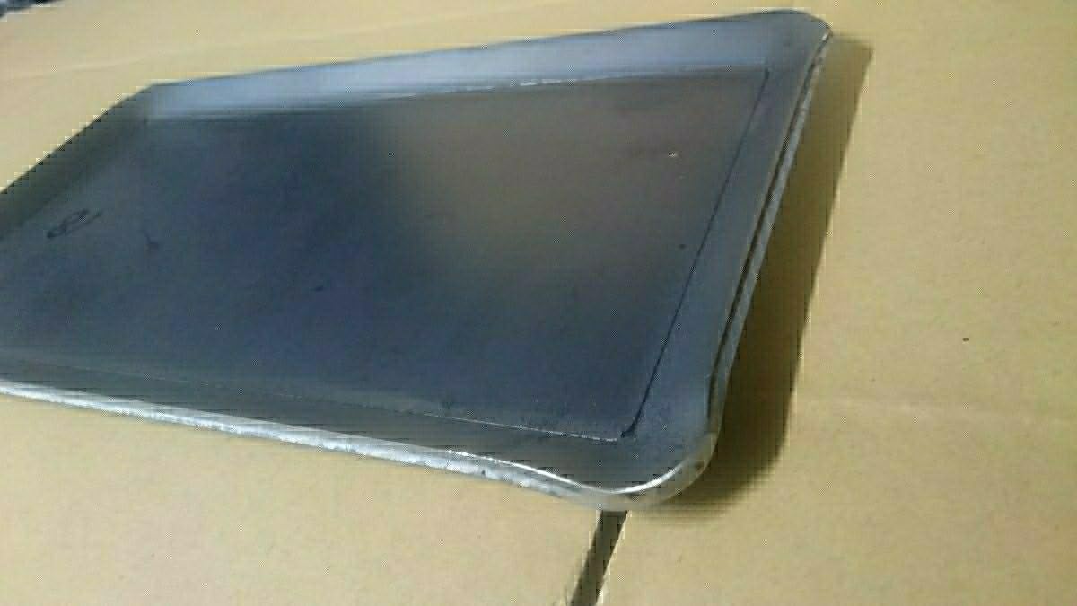 鉄板4.5ミリ厚 4辺曲げ 750×550 業務用 バーベキュー 祭り お好み焼き