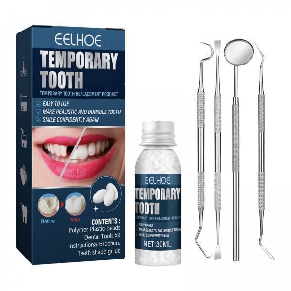 BNF®2xTemporary Tooth Repair Kit with Mouth Mirror for Teeth for Family Home Use|Health & Beauty | Oral Care | Denture Care-picture-29