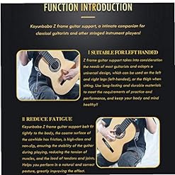 Guitar support Support Leg Support forme Jouer Stand Z fixe générique pour Musicien droit Handed guitare Accessoires… - Les Beatles, Paul McCartney, John Lennon, RIngo Starr, George Harrison Guitar support Support Leg Support forme Jouer Stand Z fixe générique pour Musicien droit Handed guitare Accessoires… – Image 7