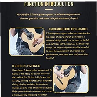 Guitar support Support Leg Support forme Jouer Stand Z fixe générique pour Musicien droit Handed guitare Accessoires… - Les Beatles, Paul McCartney, John Lennon, RIngo Starr, George Harrison Guitar support Support Leg Support forme Jouer Stand Z fixe générique pour Musicien droit Handed guitare Accessoires… – Image 7