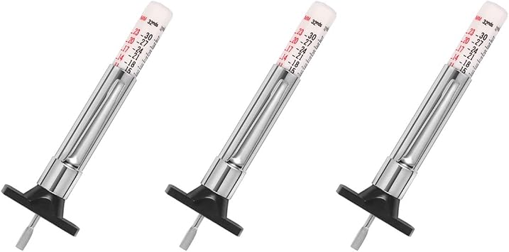 PROND Tire Tread Depth Gauge, Tread Depth Gauge, Tire Gauges, Color Coded Tire Depth Gauge, Tire Tread Gauge, Tire Tread Depth Accurate Measurement Tools