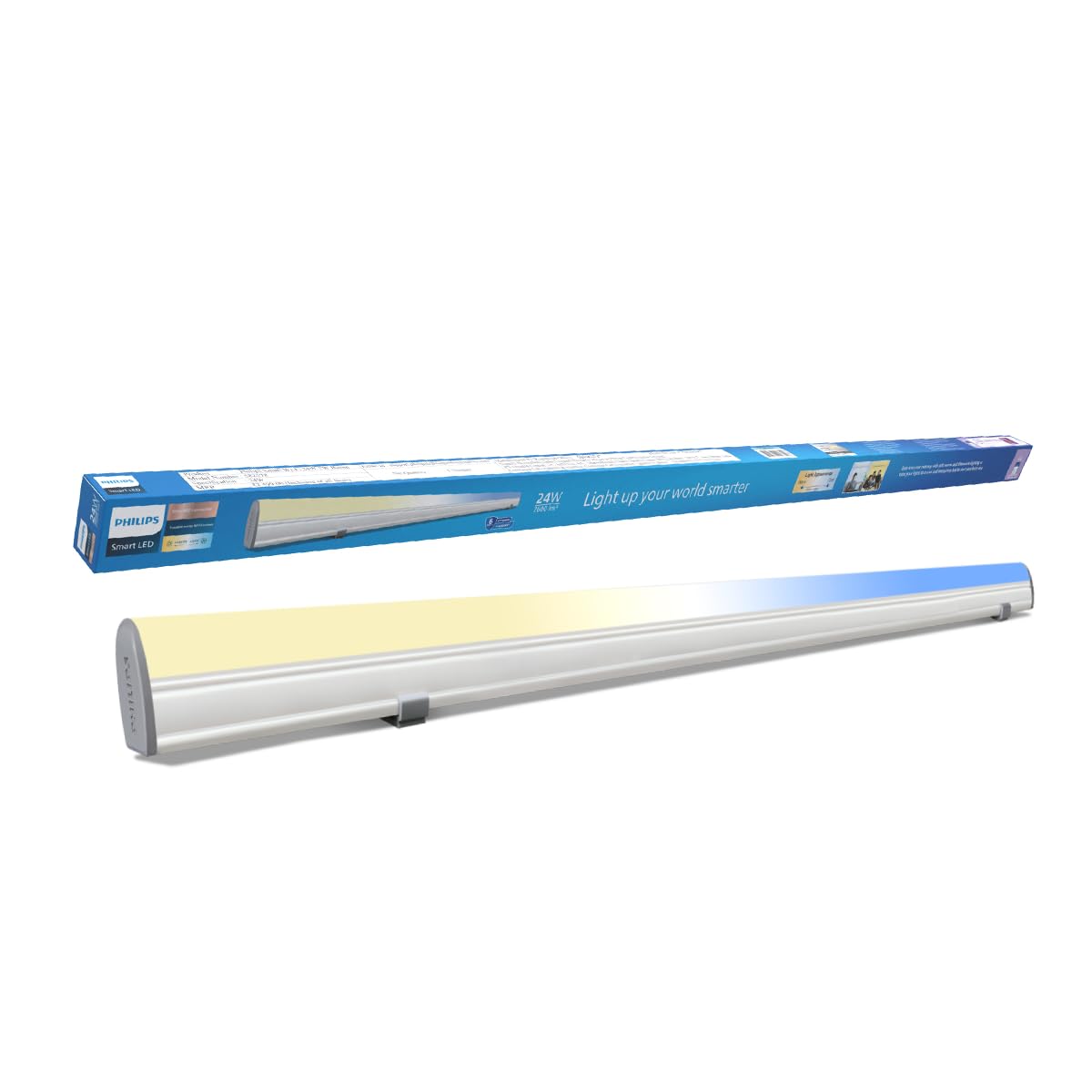 Philips Smart Wi-Fi LED Batten 24-Watt WiZ Connected (Pack of 1) (Shad