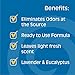 Gonzo Natural Magic Odor Eliminator Disinfectant All-Purpose Cleaner - 1 Gallon - Lavender Scent - Kill Germs for Pet Area Smoke Kitchen Musty Air Vomit Paint