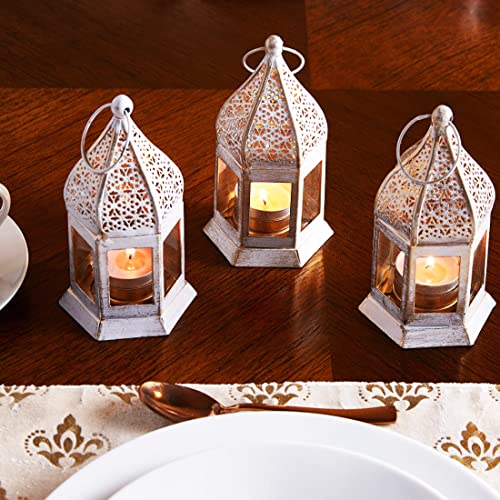 Portacandele orientale come illuminazione crepuscolare in camera da letto, bagno o soggiorno, o come decorazione da tavolo per matrimoni o compleanni