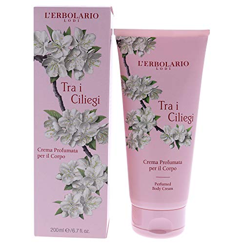 Crema Corporal L´ERBOLARIO tra i ciliegi 200 ml para tu ritual de relajación