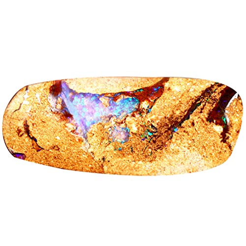Opale rocheuse naturelle de Koroit 6.80 ct, pierre précieuse australienne de prestige