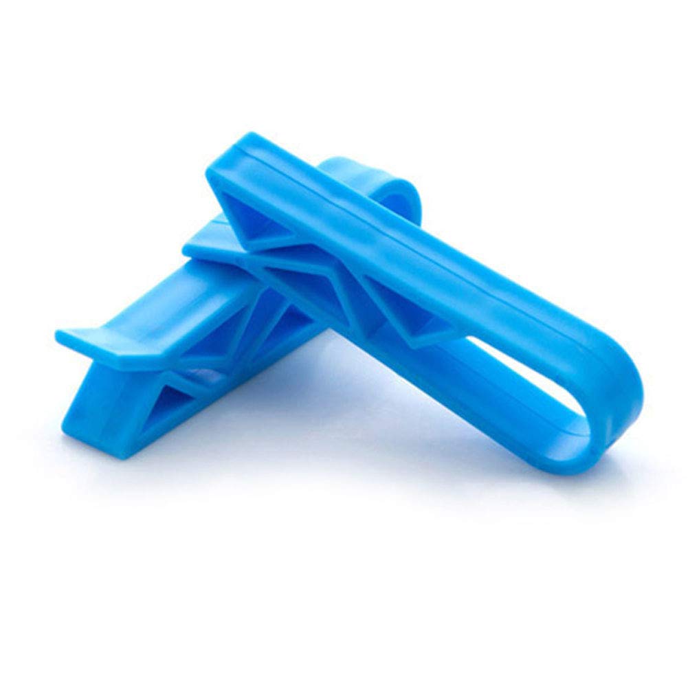 Amoyer Garbage Bag Clip Fixed Waste Bin Package Heavy Prevent Falling Rubbish Trash Clamp Kitchen Gadgets 2 Pcs Random Color